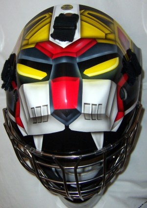 Dwight D. Jacobs, also known as ‘Night Watch,’ wore this Voltron goalie helmet that was confiscated during his arrest. Jacobs’ mugshot, however, vanished from police files shortly after the vigilante’s escape from a Los Angeles jail.