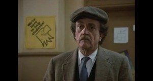 Kurt Vonnegut makes a cameo appearance as himself during a recent campus showing of Back to School.