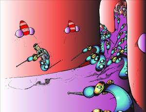 Illustration for "AutoPhil," one of the stories in Epic Robot Fail.